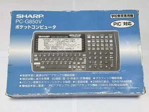 SHARP Pocket Computer PC-G850V Programming Function Calculator Used - Picture 1 of 7