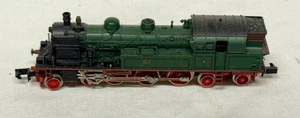 Minitrix Spur N Länderbahn Dampflok grün - gebraucht - schön -fährt - Picture 1 of 2