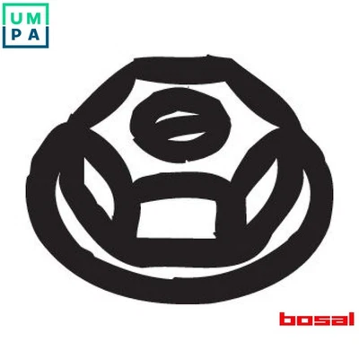 10x NUT EXHAUST MANIFOLD 258-038 FOR VW CADDY/Pickup/� RABBIT/PICKUP SEAT 1.5L - Image 1 of 4