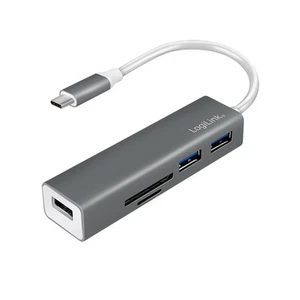 LogiLink UA0305 USB 3.2 Gen 1x1 USB-C 3-Port Hub, mit Kartenleser - Bild 1 von 5
