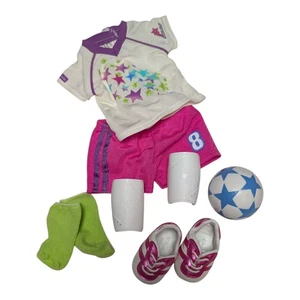 American Girl Truly Me Soccer Team Outfit And Ball - Picture 1 of 4