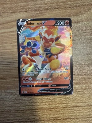 Infernape V SWSH252 SWSH: Sword & Shield Promo Cards Holo - Image 1 of 2