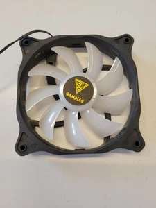 GAMDIAS DC1202512 Hydraulic RGB 120mm Gaming PC Case Cooling Fan 1 FAN - Picture 1 of 4