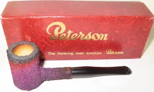 PIPA DE ESPUMA DE MAR MULTICOLOR HUMADA ÚNICA DE PETERSON CON CAJA - PIPESTUD - Imagen 1 de 7