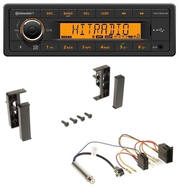 Continental MP3 Bluetooth AUX USB Autoradio für Audi A2 A3 8L 99-00 A4 B5 99-01 - Bild 1 von 4