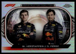 2022 Topps Chrome Fórmula 1 Max Verstappen / Sergio Pérez Constructors Coalition - Imagen 1 de 2
