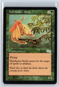 (3X) Hawkeater Moth Urza's Saga Uncommon – MTG Magic the Gathering Card - Picture 1 of 9