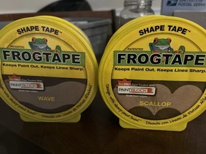 4 New Frogtape Delicate Surface 1.81 in. x 25yds. Painter's Tape/ PaintBlock - Picture 1 of 2