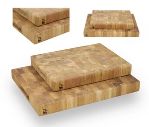 Set di 2 ASSI DI ROVERE resistenti assi da cucina in legno PREMIUM - Foto 1 di 8