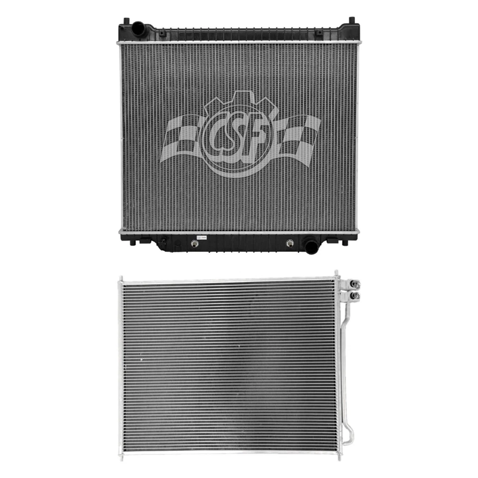 For Ford E-450 Super Duty 2007 Replace BNDL-469564 Radiator & Condenser Kit Foto 1 de 1