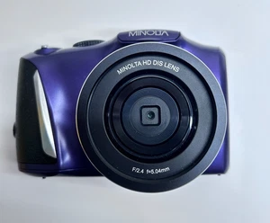 Minolta 48 megapixel fotocamera digitale - video 4K Ultra HD, zoom digitale 16X - VIOLA - Foto 1 di 9