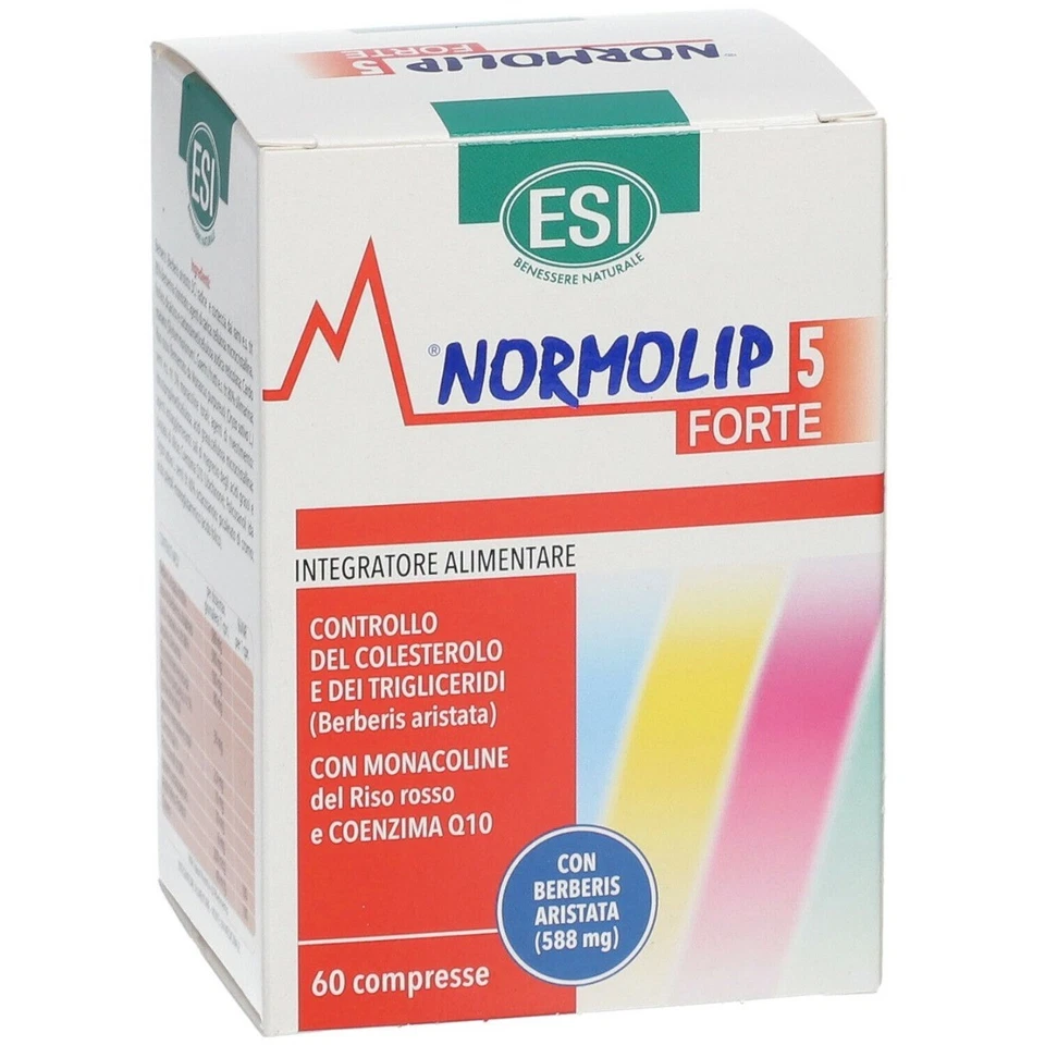 Esi Normolip 5 Forte Integratore Cuore 60 Compresse - Immagine 1 di 1