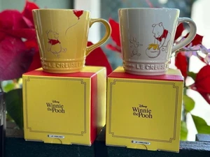 Le Creuset Winnie the Pooh Pair Mug 330ml Queen's Yellow Meringue New From Japan - Picture 1 of 9