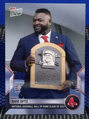 2022 Topps Now DAVID ORTIZ Boston Red Sox Hall Of Fame Induction HOF - Image 1 of 2
