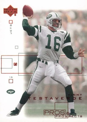 2001 Upper Deck Pros & Prospects #62 Vinny Testaverde - Image 1 of 2