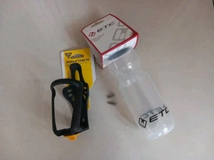 TOPEAK BLACK MODULA EX CAGE FRAME WASSERFLASCHENHALTER + ETC 650ml FLASCHE MTB  - Bild 1 von 7