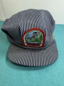 Yosemite Valley Railroad Co Ingenieur Mütze verstellbar Druckknopflasche USA - Bild 1 von 10