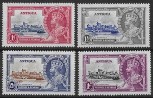 Antigua 1935 Silver Jubilee Set SG91-94 LHM Cat£19 - Imagen 1 de 2