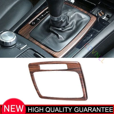 For Mercedes-Benz GLK 2009-2012 Wood Grain Middle Console Gear Shift Cover Trim - Image 1 of 4