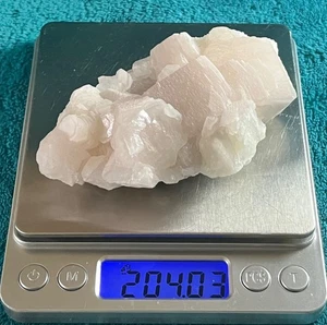 āØš©·šš Pink Mangano Calcite Crystals Reiki Natural Cluster Raw Minerals 204gšāØ - Picture 1 of 20