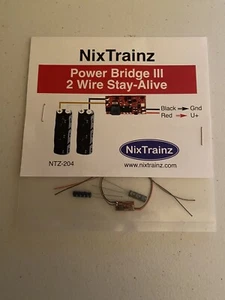 NixTrainz Power Bridge III 2 Wire Stay Alive NTZ-204 - Picture 1 of 1
