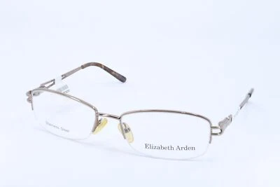 Óculos feminino Elizabeth Arden EA6015 retangular dourado semi sem aro 53-17-135 - Imagem 1 de 4