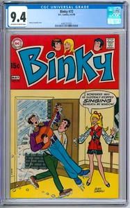 Binky 72 CGC bewertet 9,4 NM DC Comics 1970 - Bild 1 von 2