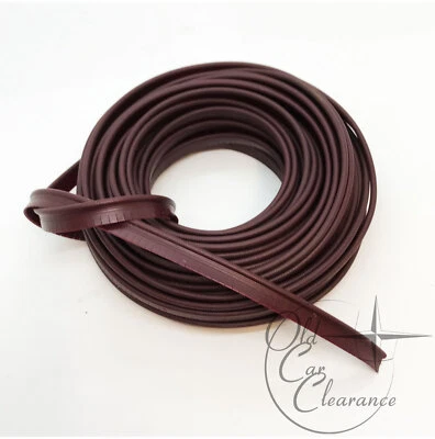 Vinyl Welt Cord Piping for Auto, Marine, Burgundy Embossed 1/8" Bead, 15 Yards - Image 1 of 3
