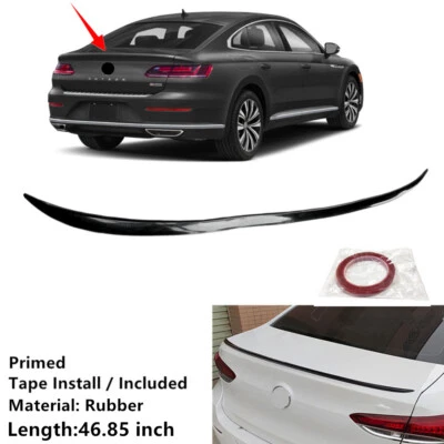 46.85'' Fit For VW Arteon 2019-2022 Universal Trim Rear Trunk Lip Spoiler Wing Foto 1 de 4
