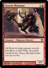 CANYON MINOTAUR Conflux MTG Magic the Gathering Cards DJMagic