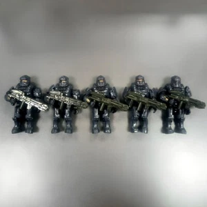 5Pcs Mega Construx Halo Bloks Infinite UNSC Spartan Vannak-134 Fleetcom Warthog - Picture 1 of 4