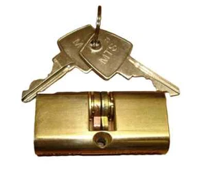 Papaiz Latón Brillante C-400/55KA5 Llave Igual Doble Cilindro PAPC400/55KA5 323 - Imagen 1 de 1