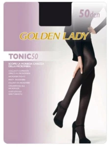 Golden Lady Black Tights TONIC 50 50D OPAQUE Nero Work Office SIZE 4 LARGE - Picture 1 of 1