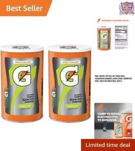 Lemon Lime Thirst Quencher: 76.5 Ounces Powder - Makes 9 Gallons in Pack of 2 - Picture 1 of 11