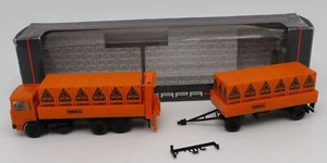 Herpa Ho 1/87 Camión Man F8 Remolque Transporte Palanca Plansteine Grúa #820004 - Imagen 1 de 15