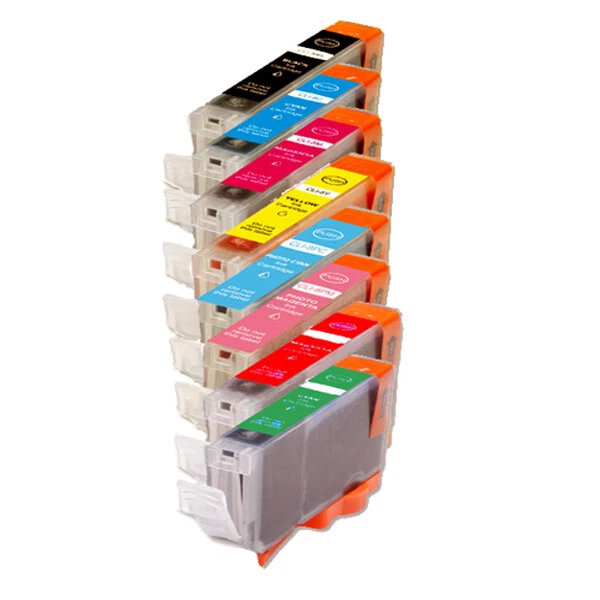 8PK CLI-8 Replacement Ink Cartridges for Canon Pixma Pro9000 Mark II w/ chip - Image 1 of 1