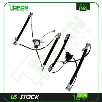 Se adapta a Dodge Caravan 2001-2003 regulador de ventana eléctrica con motor delantero izquierdo derecho Foto 1 de 4