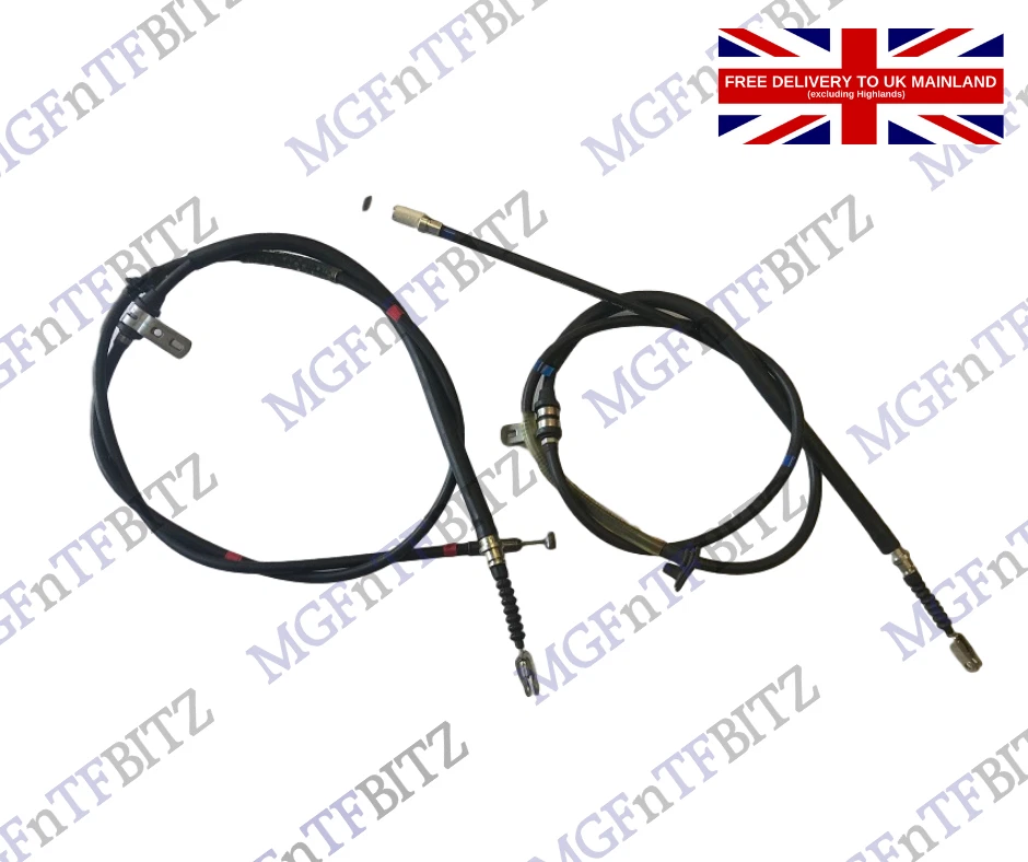 MGF MG TF НОВАЯ ПАРА КАБЕЛЕЙ РУЧНОГО ТОРМОЗА LH RH SPB000600 SPB000610 *БЕСПЛАТНАЯ ДОСТАВКА* - Изображение 1 из 1