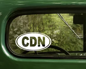 2 CDN CANADA STICKERS Oval Decal For Bumper Car Truck Window Rv Laptop - Bild 1 von 1