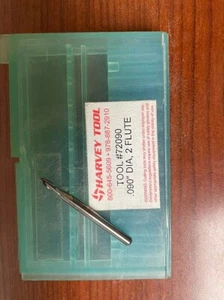 HARVEY TOOL 72090 .090" DIA 2 FLUTE ENDMILL - Picture 1 of 1