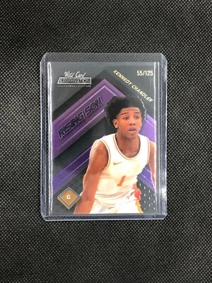 RARE! KENNEDY CHANDLER - 2021-22 WILD CARD ALUMINATION RISING SON #'d/125 ROOKIE - Image 1 of 3