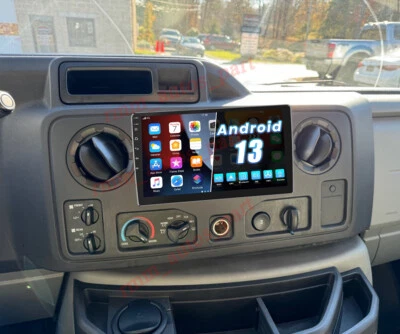 For 2009-2014 Ford E-250 E-350 Super Duty 10.1" Carplay Radio Android Navigation - Image 1 of 4