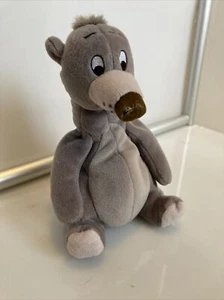 The Jungle Book Baloo 8” Mini Bean Bag Beanie Plush Disney Store Bear Vintage - Picture 1 of 5