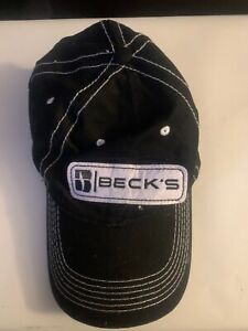 Chapeau Beck's réglable noir blanc d'occasion HT68+123