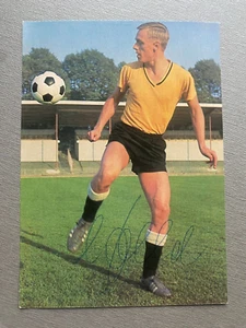 SIEGFRIED HELD original DFB WM 1966 ARAL66-Sammelkarte 10x15 Autogramm - Picture 1 of 2