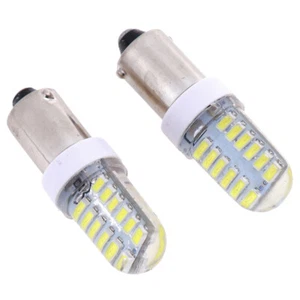 2X BA9S T11 T4W 3014 24SMD 12V LED Car Side Light Bulbs Interior Lamps White_ j9 - Picture 1 of 12