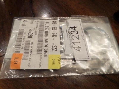 OEM AUDI A7 and S7 Trunk Emblem Chrome Factory Part NEW - Image 1 of 2