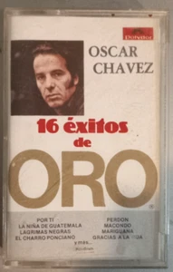 OSCAR CHAVEZ - 16 EXITOS DE ORO - 1983 MEXICAN TAPE ALBUM, TROVA - Bild 1 von 4
