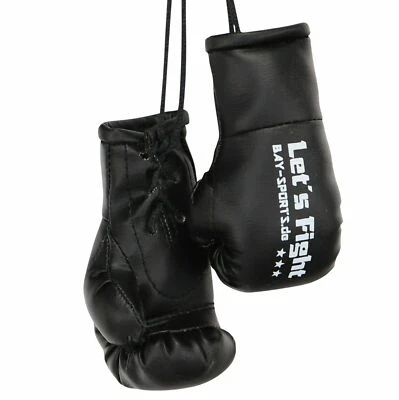 Let`s FIGHT Mini Boxhandschuhe Autospiegel Miniboxhandschuhe Anhänger MMA Auto - Bild 1 von 4