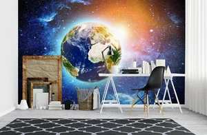 3D Earth Starry Sky 0108NA Wallpaper Wall Mural Removable Self-adhesive Jenny - Picture 1 of 11